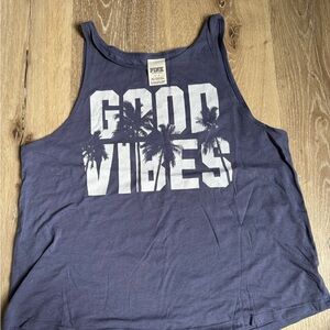 PINK Victoria's Secret Navy Tank Top